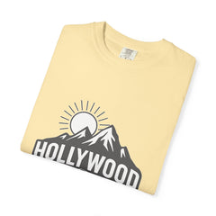 Hollywood Mountains Graphic T-Shirt - Unisex, Casual Wear