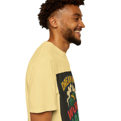 Inspirational Unisex T-Shirt - "Dream Big, Work Hard" Motivational Tee