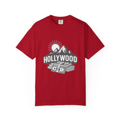 Hollywood Mountains Graphic T-Shirt - Unisex, Casual Wear