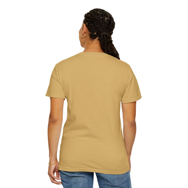 Unisex Garment-Dyed T-Shirt - 'Less is More' Vintage Wave Design