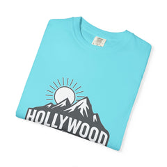 Hollywood Mountains Graphic T-Shirt - Unisex, Casual Wear