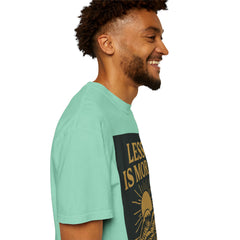 Unisex Garment-Dyed T-shirt - 'Less is More' Inspirational Tee