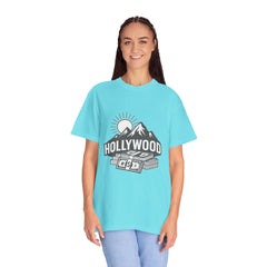 Hollywood Mountains Graphic T-Shirt - Unisex, Casual Wear