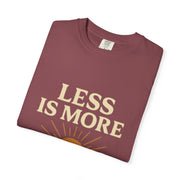 Unisex Garment-Dyed T-Shirt - 'Less is More' Vintage Wave Design