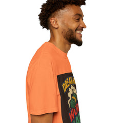Inspirational Unisex T-Shirt - "Dream Big, Work Hard" Motivational Tee