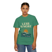 Unisex Garment-Dyed T-Shirt - 'Less is More' Vintage Wave Design