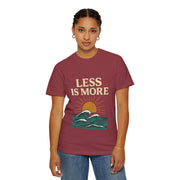 Unisex Garment-Dyed T-Shirt - 'Less is More' Vintage Wave Design
