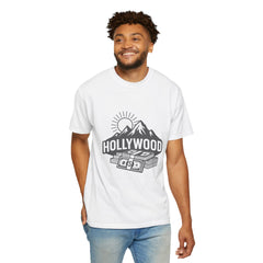Hollywood Mountains Graphic T-Shirt - Unisex, Casual Wear