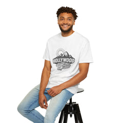 Hollywood Mountains Graphic T-Shirt - Unisex, Casual Wear