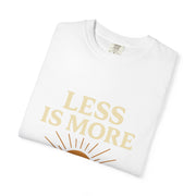 Unisex Garment-Dyed T-Shirt - 'Less is More' Vintage Wave Design