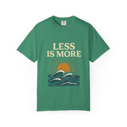 Unisex Garment-Dyed T-Shirt - 'Less is More' Vintage Wave Design