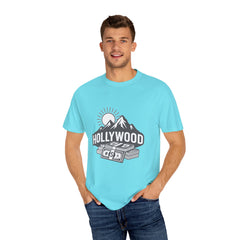 Hollywood Mountains Graphic T-Shirt - Unisex, Casual Wear