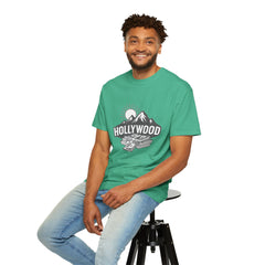 Hollywood Mountains Graphic T-Shirt - Unisex, Casual Wear