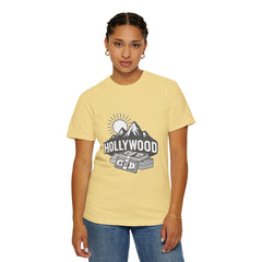 Hollywood Mountains Graphic T-Shirt - Unisex, Casual Wear