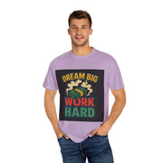 Inspirational Unisex T-Shirt - "Dream Big, Work Hard" Motivational Tee