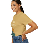 Unisex Garment-Dyed T-Shirt - 'Less is More' Vintage Wave Design