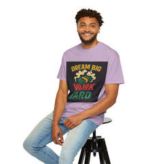 Inspirational Unisex T-Shirt - "Dream Big, Work Hard" Motivational Tee