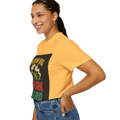 Inspirational Unisex T-Shirt - "Dream Big, Work Hard" Motivational Tee