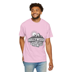 Hollywood Mountains Graphic T-Shirt - Unisex, Casual Wear