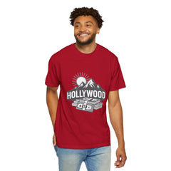 Hollywood Mountains Graphic T-Shirt - Unisex, Casual Wear