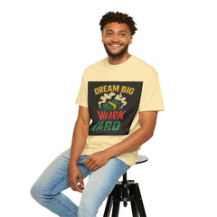 Inspirational Unisex T-Shirt - "Dream Big, Work Hard" Motivational Tee