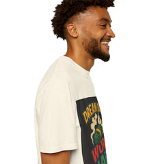 Inspirational Unisex T-Shirt - "Dream Big, Work Hard" Motivational Tee