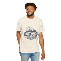 Hollywood Mountains Graphic T-Shirt - Unisex, Casual Wear