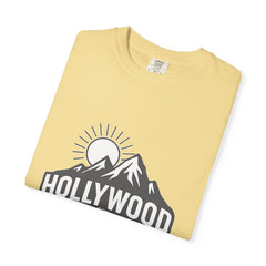 Hollywood Mountains Graphic T-Shirt - Unisex, Casual Wear