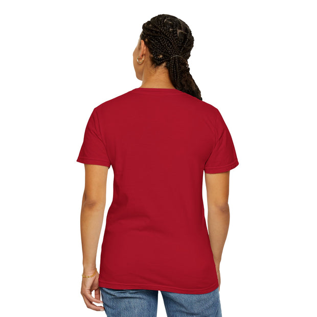 Unisex Garment-Dyed T-Shirt - 'Less is More' Vintage Wave Design
