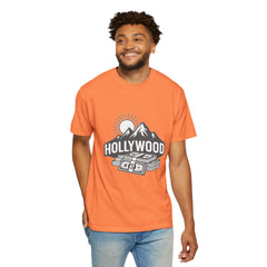 Hollywood Mountains Graphic T-Shirt - Unisex, Casual Wear