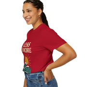 Unisex Garment-Dyed T-Shirt - 'Less is More' Vintage Wave Design