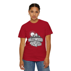 Hollywood Mountains Graphic T-Shirt - Unisex, Casual Wear