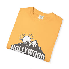 Hollywood Mountains Graphic T-Shirt - Unisex, Casual Wear