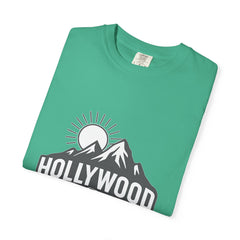 Hollywood Mountains Graphic T-Shirt - Unisex, Casual Wear