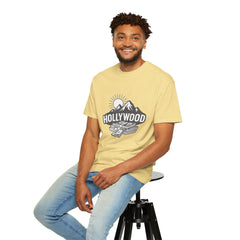 Hollywood Mountains Graphic T-Shirt - Unisex, Casual Wear
