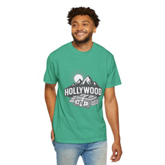 Hollywood Mountains Graphic T-Shirt - Unisex, Casual Wear