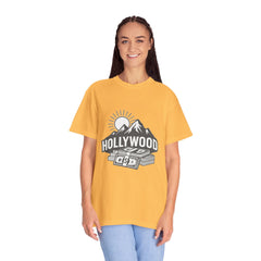 Hollywood Mountains Graphic T-Shirt - Unisex, Casual Wear