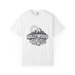 Hollywood Mountains Graphic T-Shirt - Unisex, Casual Wear