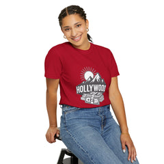 Hollywood Mountains Graphic T-Shirt - Unisex, Casual Wear