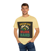 Inspirational Unisex T-Shirt - "Dream Big, Work Hard" Motivational Tee