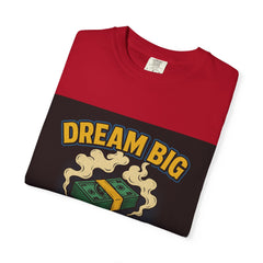 Inspirational Unisex T-Shirt - "Dream Big, Work Hard" Motivational Tee