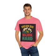Inspirational Unisex T-Shirt - "Dream Big, Work Hard" Motivational Tee