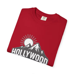 Hollywood Mountains Graphic T-Shirt - Unisex, Casual Wear