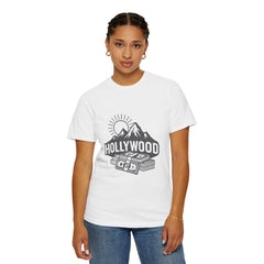 Hollywood Mountains Graphic T-Shirt - Unisex, Casual Wear