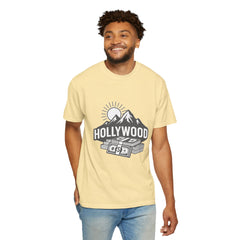 Hollywood Mountains Graphic T-Shirt - Unisex, Casual Wear