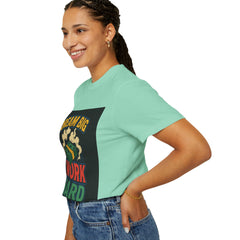 Inspirational Unisex T-Shirt - "Dream Big, Work Hard" Motivational Tee