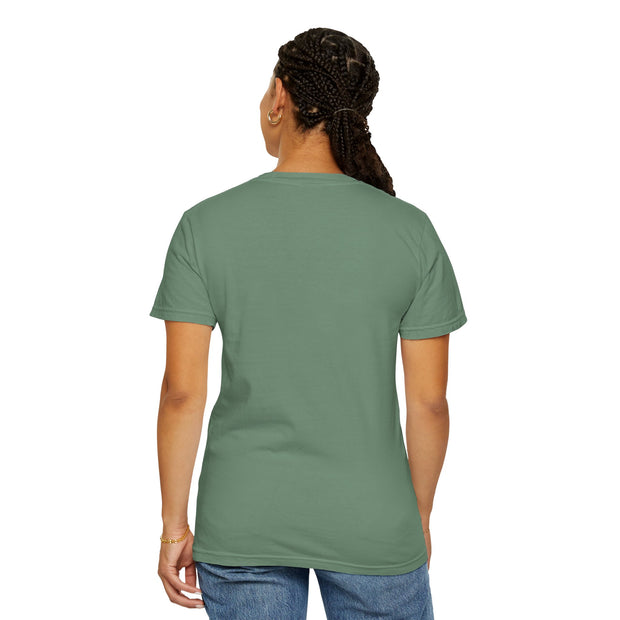 Unisex Garment-Dyed T-Shirt - 'Less is More' Vintage Wave Design