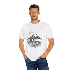 Hollywood Mountains Graphic T-Shirt - Unisex, Casual Wear