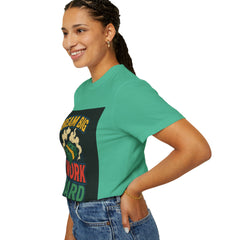 Inspirational Unisex T-Shirt - "Dream Big, Work Hard" Motivational Tee