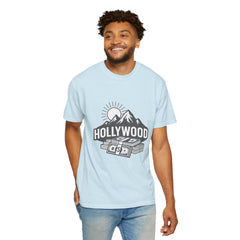 Hollywood Mountains Graphic T-Shirt - Unisex, Casual Wear